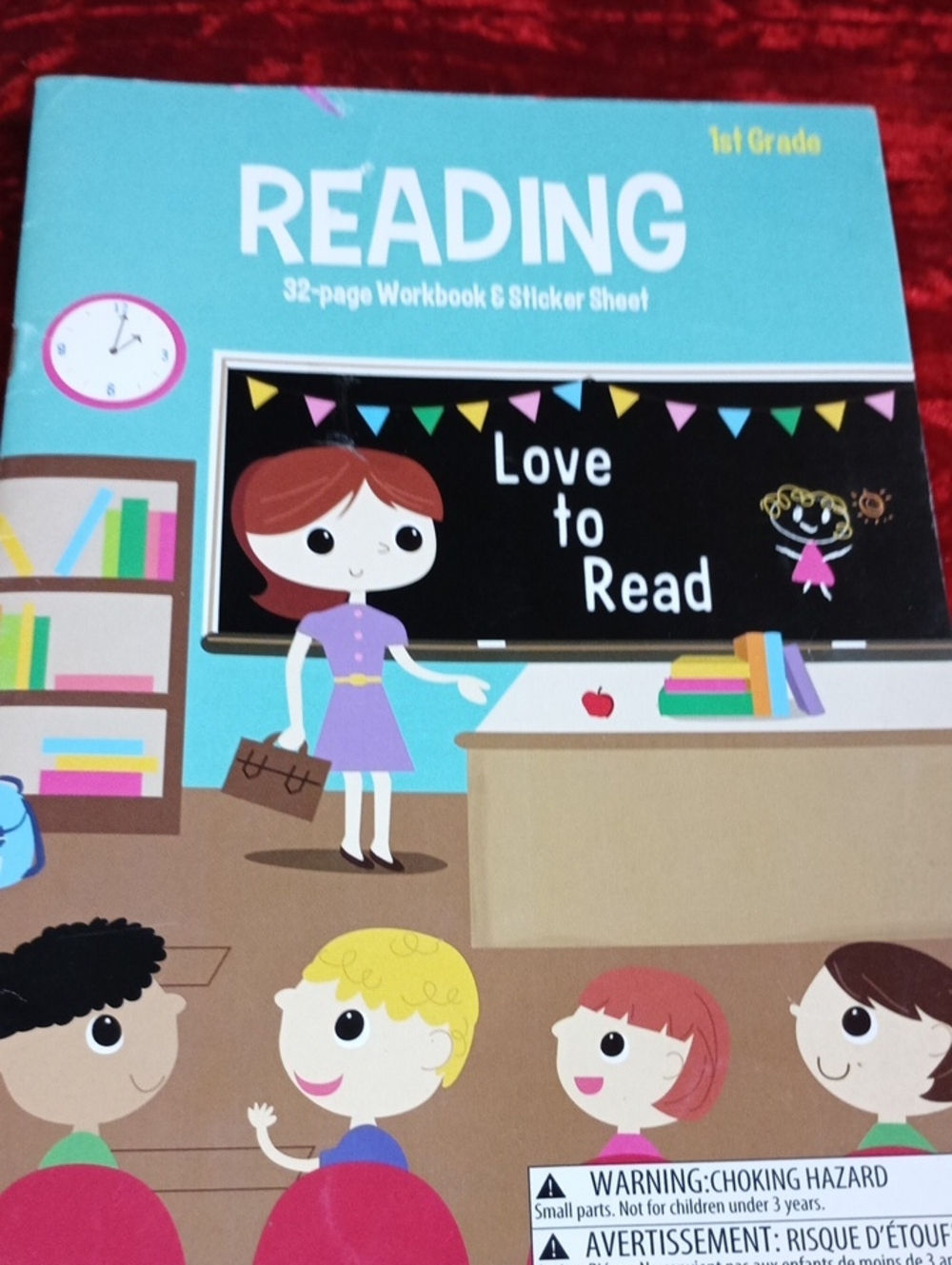 Reading Workbook 1st Grade With Stickers